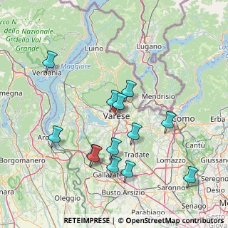 Mappa Via D'Acquisto Salvo, 21100 Varese VA, Italia (15.32615)