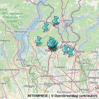 Mappa Via D'Acquisto Salvo, 21100 Varese VA, Italia (6.90846)