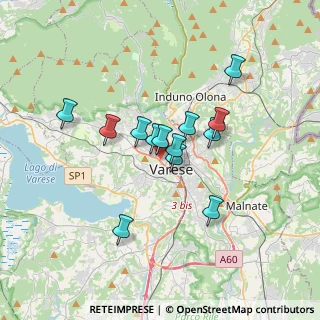 Mappa Via D'Acquisto Salvo, 21100 Varese VA, Italia (2.64)