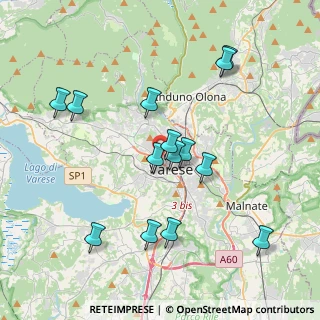Mappa Via D'Acquisto Salvo, 21100 Varese VA, Italia (3.8)