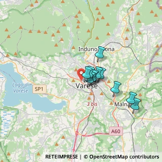 Mappa Via D'Acquisto Salvo, 21100 Varese VA, Italia (2.38091)