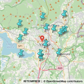 Mappa Via D'Acquisto Salvo, 21100 Varese VA, Italia (4.03867)