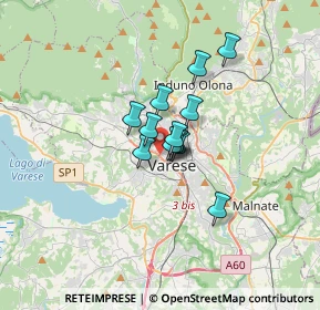 Mappa Via D'Acquisto Salvo, 21100 Varese VA, Italia (1.79692)