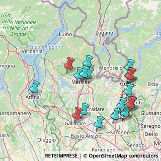 Mappa Via Giuseppe Grandi, 21100 Varese VA, Italia (16.955)