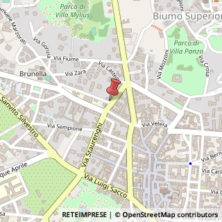 Mappa Via Giuseppe Grandi, 10, 21100 Varese, Varese (Lombardia)