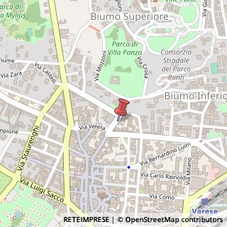 Mappa Via Morazzone, 12, 21100 Varese, Varese (Lombardia)