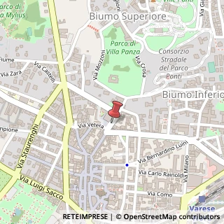 Mappa Piazza Cacciatori delle Alpi, 4, 21100 Varese, Varese (Lombardia)