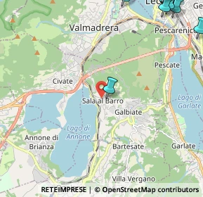 Mappa Via Grande, 23851 Galbiate LC, Italia (3.9505)