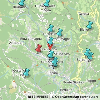 Mappa Via Barilù, 24038 Sant'Omobono Terme BG, Italia (2.14857)
