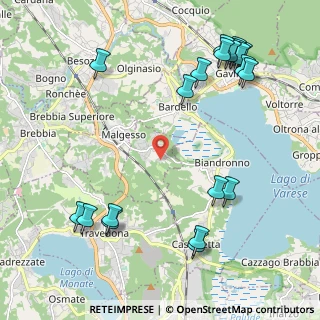 Mappa Via Milano, 21020 Bregano VA, Italia (2.676)