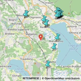 Mappa Via Milano, 21020 Bregano VA, Italia (2.632)