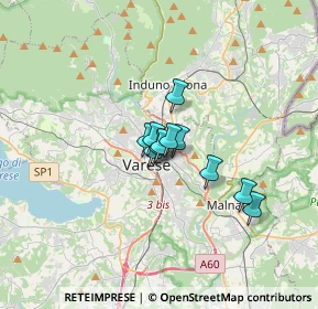 Mappa Via Giuseppe Garibaldi, 21100 Varese VA, Italia (1.77091)