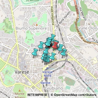 Mappa Via Giuseppe Garibaldi, 21100 Varese VA, Italia (0.187)