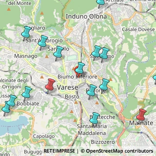 Mappa Via Giuseppe Garibaldi, 21100 Varese VA, Italia (2.64813)