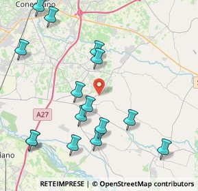 Mappa Via Cal Resana, 31028 Vazzola TV, Italia (4.694)