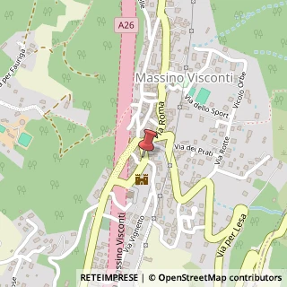 Mappa Via Vittorio Emanuele, 4, 28040 Massino Visconti, Novara (Piemonte)