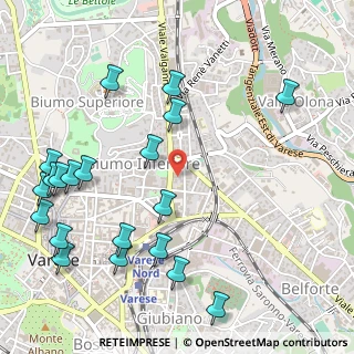 Mappa Biumo Inferiore, 21100 Varese VA, Italia (0.6615)