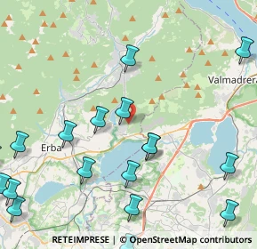 Mappa Via Cornizzolo, 22030 Eupilio CO, Italia (5.93421)