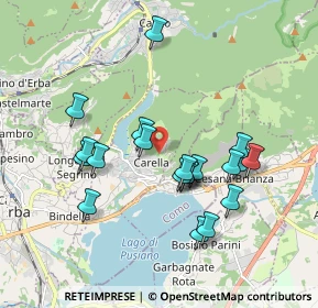 Mappa Via Cornizzolo, 22030 Eupilio CO, Italia (1.7145)