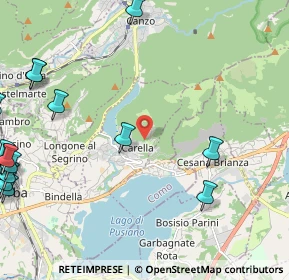 Mappa Via Cornizzolo, 22030 Eupilio CO, Italia (3.3525)