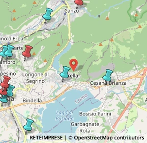 Mappa Via Cornizzolo, 22030 Eupilio CO, Italia (3.368)