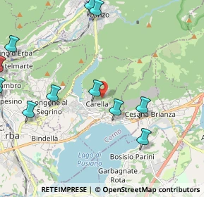 Mappa Via Cornizzolo, 22030 Eupilio CO, Italia (2.59909)