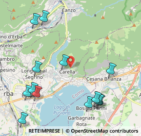 Mappa Via Cornizzolo, 22030 Eupilio CO, Italia (2.57429)