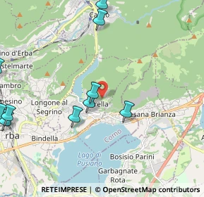 Mappa Via Cornizzolo, 22030 Eupilio CO, Italia (2.8525)