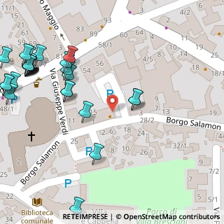 Mappa Borgo Salomon, 33052 Cervignano del Friuli UD, Italia (0.08889)
