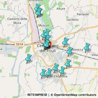 Mappa Borgo Salomon, 33052 Cervignano del Friuli UD, Italia (1.7)