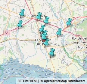 Mappa Borgo Salomon, 33052 Cervignano del Friuli UD, Italia (5.35231)