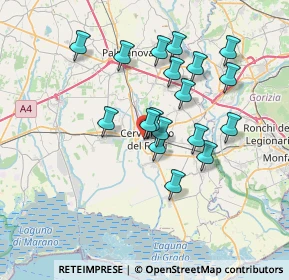 Mappa Via XX Settembre, 33052 Cervignano del Friuli UD, Italia (6.24333)