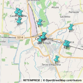 Mappa Piazza Libertà, 33052 Cervignano del Friuli UD, Italia (2.08)