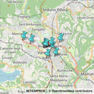 Mappa Via Sabotino, 21100 Varese VA, Italia (0.82545)