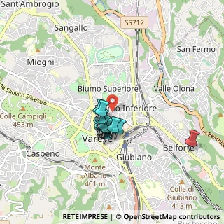 Mappa Via Sabotino, 21100 Varese VA, Italia (0.58133)