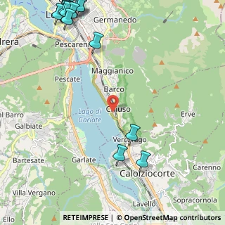 Mappa Via alla Spiaggia, 23900 Lecco LC, Italia (3.5465)