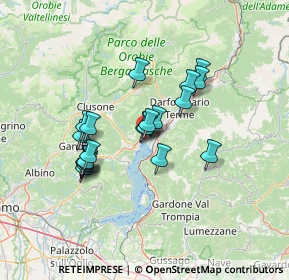 Mappa Via Guglielmo Marconi, 24062 Costa Volpino BG, Italia (11.0755)