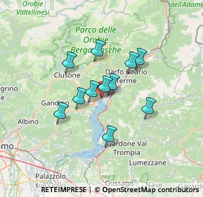 Mappa Via Guglielmo Marconi, 24062 Costa Volpino BG, Italia (9.86818)