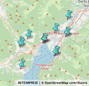 Mappa Via Guglielmo Marconi, 24062 Costa Volpino BG, Italia (3.31667)