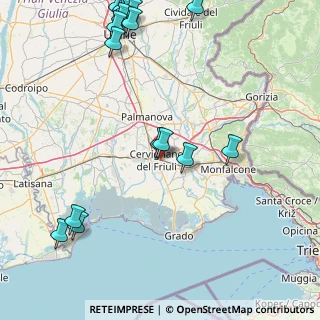 Mappa Via Luigi Chiozza, 33052 Cervignano del Friuli UD, Italia (22.67412)