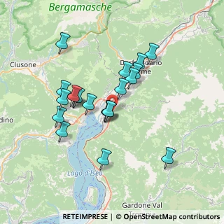 Mappa Via Corci, 25055 Pisogne BS, Italia (6.331)