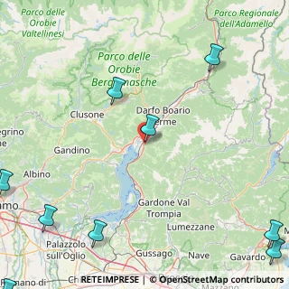 Mappa Via Corci, 25055 Pisogne BS, Italia (34.630714285714)