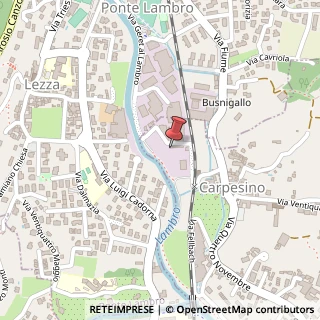 Mappa Via P. Mascagni, 19, 22036 Erba, Como (Lombardia)