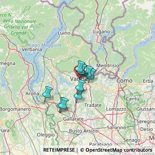 Mappa Via Salvo D'Acquisto, 21100 Varese VA, Italia (7.69545)