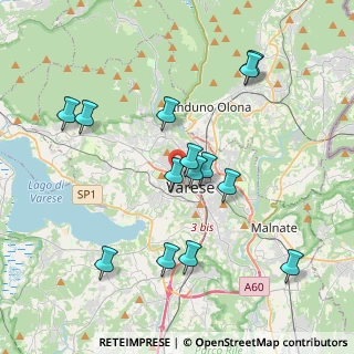 Mappa Via Salvo D'Acquisto, 21100 Varese VA, Italia (3.81071)