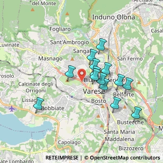 Mappa Via Salvo D'Acquisto, 21100 Varese VA, Italia (1.54143)