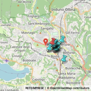 Mappa Via Salvo D'Acquisto, 21100 Varese VA, Italia (0.99667)