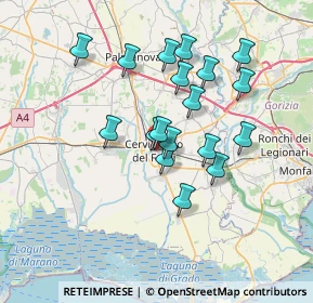 Mappa Via Giuseppe Garibaldi, 33052 Cervignano del Friuli UD, Italia (6.09)
