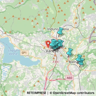 Mappa Strada Statale 394 del Verbano Orientale, 21100 Varese VA, Italia (2.51909)