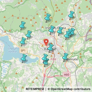 Mappa Strada Statale 394 del Verbano Orientale, 21100 Varese VA, Italia (4.05667)